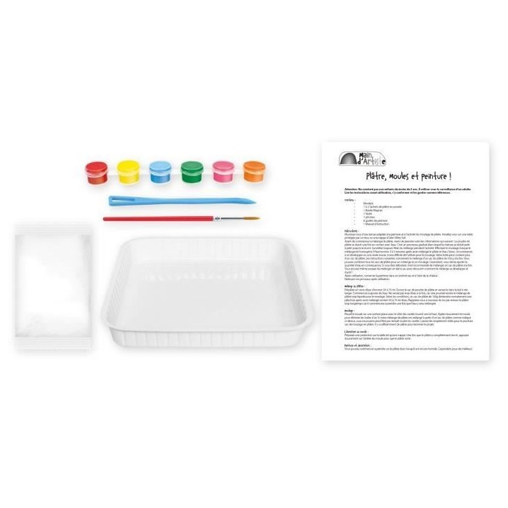 Kit de création empreinte de la main - Loisir Créatif - MAIN D'ARTISTE - Des 5 ans Kit de création empreinte de la main - Loisir Créatif - MAIN D'ARTISTE - Des 5 ans