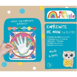 Kit de création empreinte de la main - Loisir Créatif - MAIN D'ARTIS