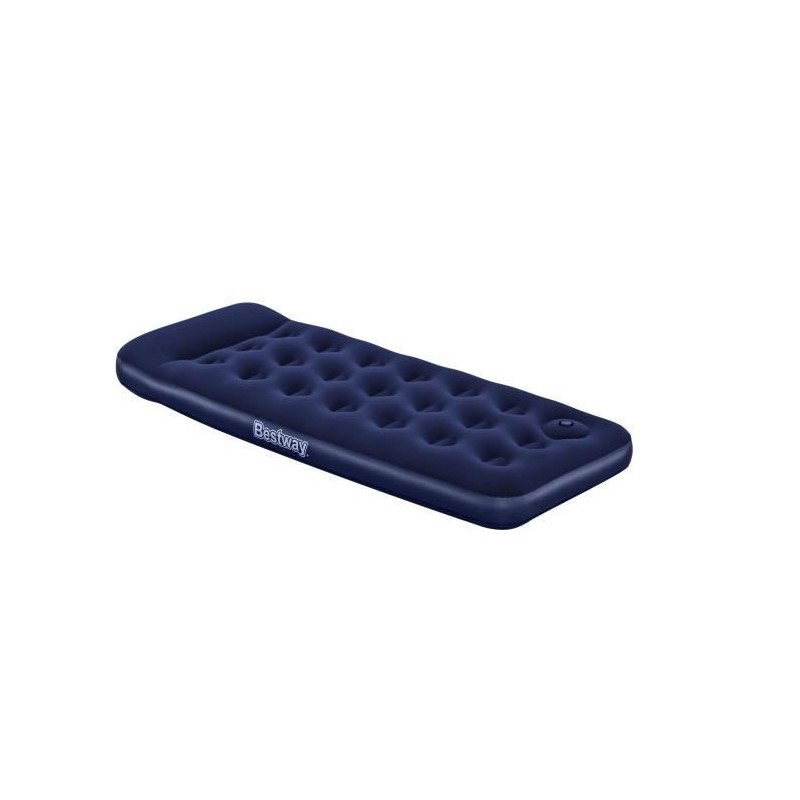 Matelas gonflable camping - BESTWAY - 1 place -185x76x22 cm avec pompe Matelas gonflable camping - BESTWAY - 1 place -185x76x22 cm avec pompe