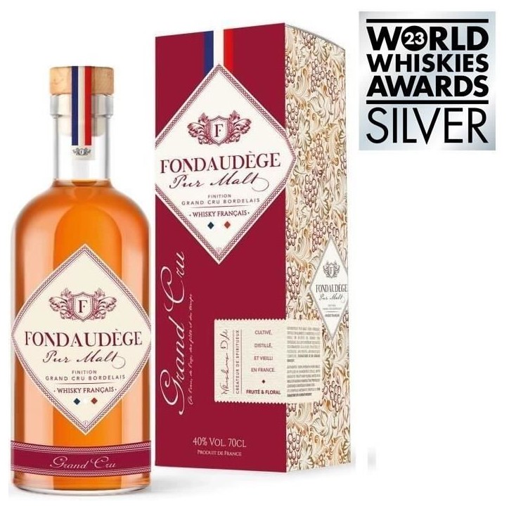 Fondaudege - Vieillissement Grand cru Bordelais - Whisky - 40,0% Vol. - 70 cl