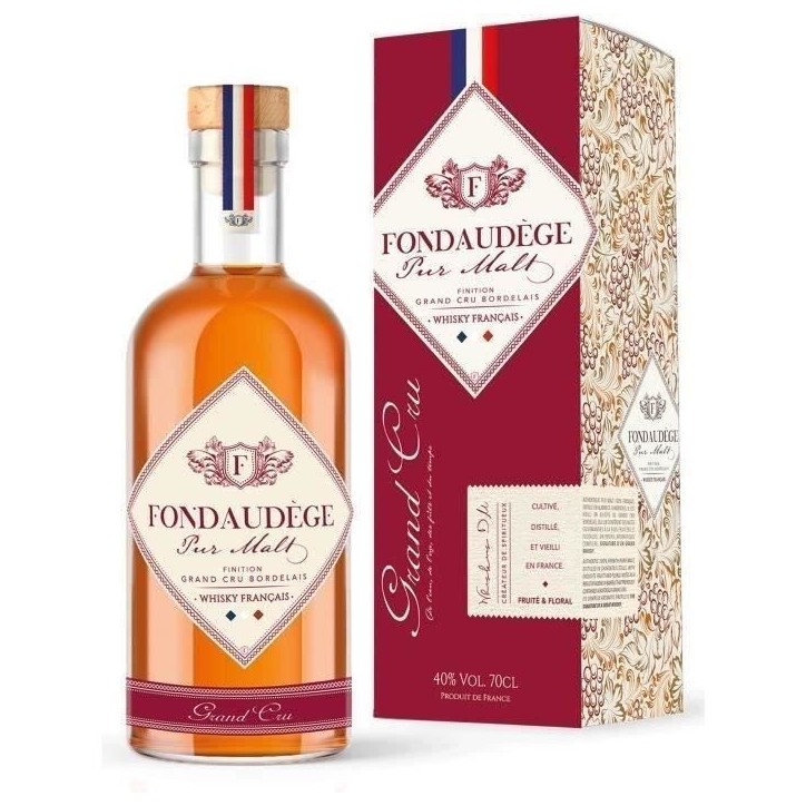 Fondaudege - Vieillissement Grand cru Bordelais - Whisky - 40,0% Vol. - 70 cl