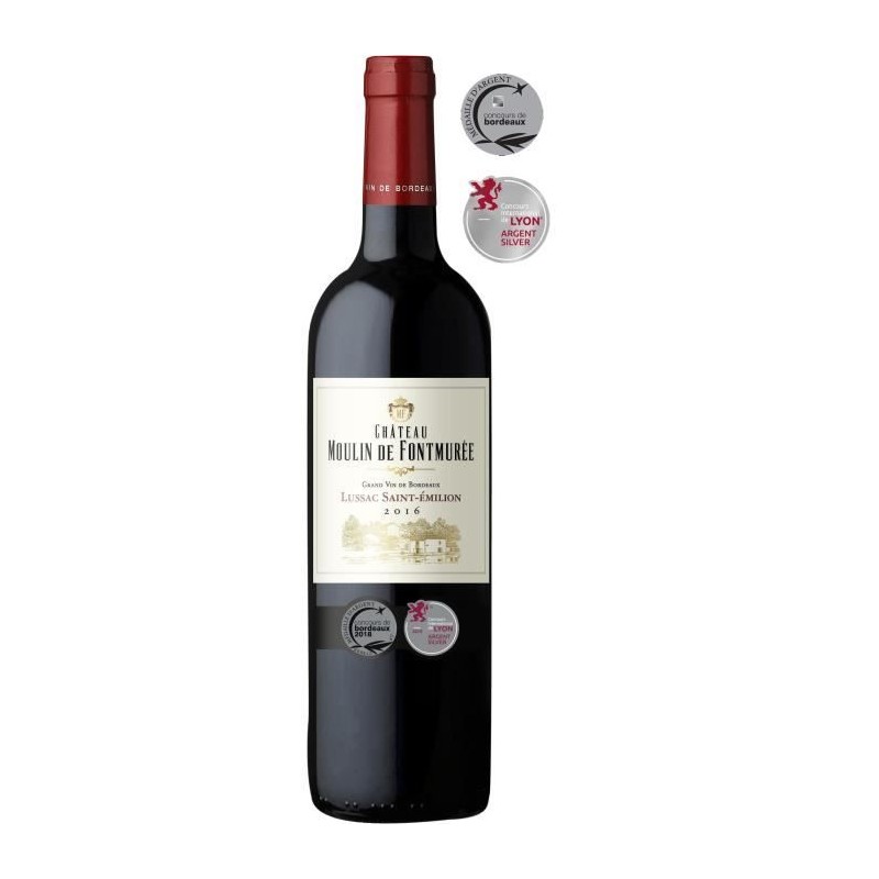 Château Moulin de Fontmurée 2016 Lussac Saint-Emilion - Vin rouge de Château Moulin de Fontmurée 2016 Lussac Saint-Emilion - Vin rouge de