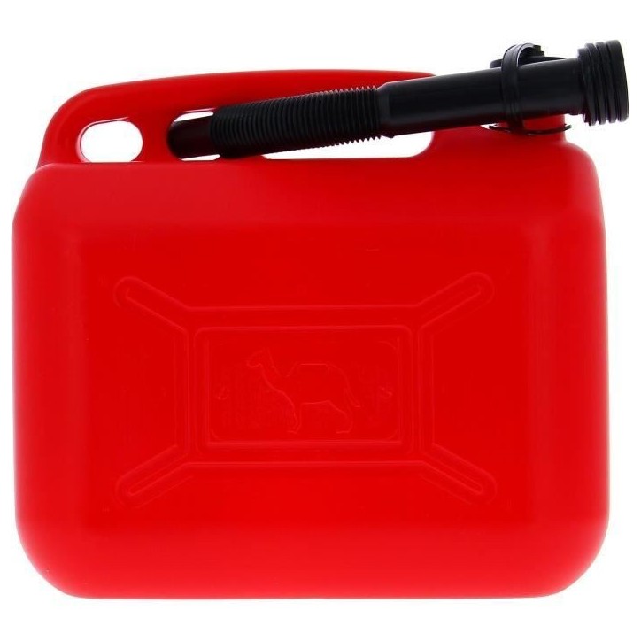 Jerrican 10L homologué carburants - PRECISION STEEL - L310 xl170 x H300mm - flexible diam : 19mm - L : 310mm - Diam goulot : 32 Jerrican 10L homologué carburants - PRECISION STEEL - L310 xl170 x H300mm - flexible diam : 19mm - L : 310mm - Diam goulot : 32