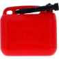 Jerrican 10L homologué carburants - PRECISION STEEL - L310 xl170 x H300mm - flexible diam : 19mm - L : 310mm - Diam goulot : 32