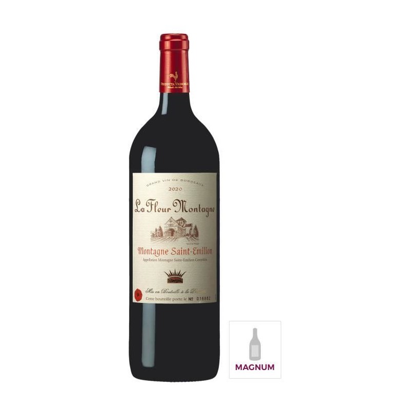 Magnum Fleur Montagne 2020 Montagne Saint-Emilion - Vin rouge de Borde Magnum Fleur Montagne 2020 Montagne Saint-Emilion - Vin rouge de Borde