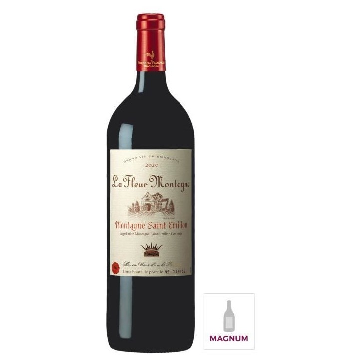 Magnum Fleur Montagne 2020 Montagne Saint-Emilion - Vin rouge de Bordeaux
