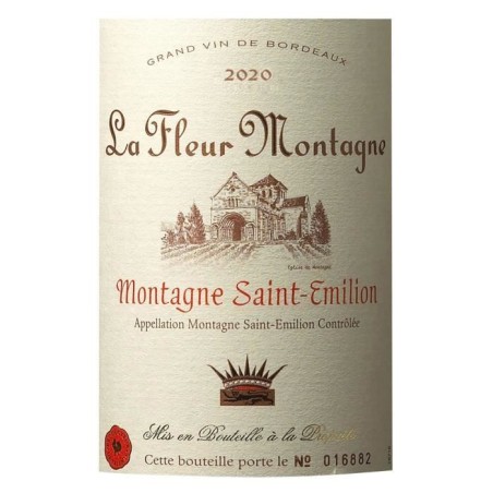 Magnum Fleur Montagne 2020 Montagne Saint-Emilion - Vin rouge de Bordeaux