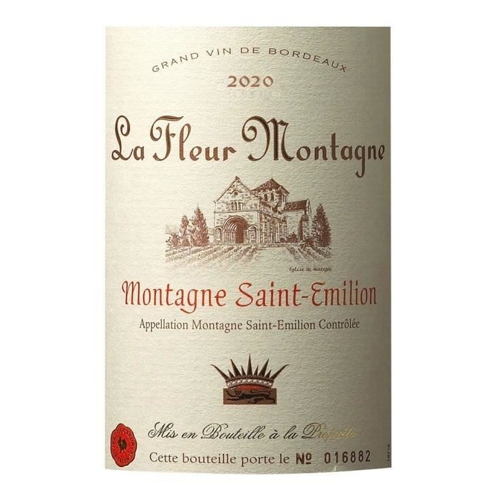Magnum Fleur Montagne 2020 Montagne Saint-Emilion - Vin rouge de Bordeaux