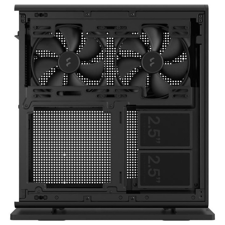 Boîtier Mini Tour - FRACTAL DESIGN - Ridge Black mITX - PCIe 4.0 - Noir