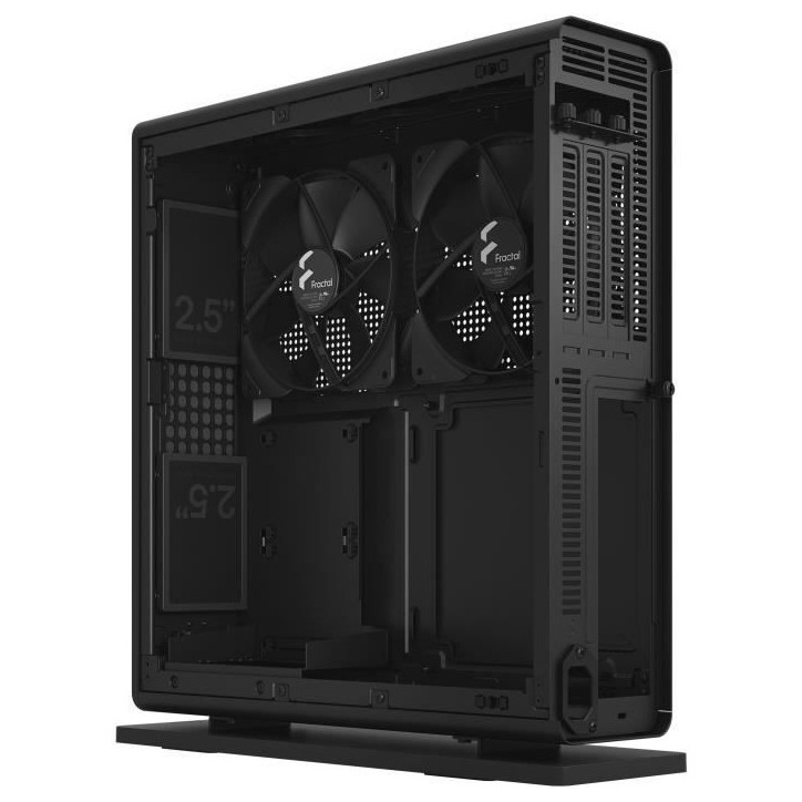 Boîtier Mini Tour - FRACTAL DESIGN - Ridge Black mITX - PCIe 4.0 - Noir