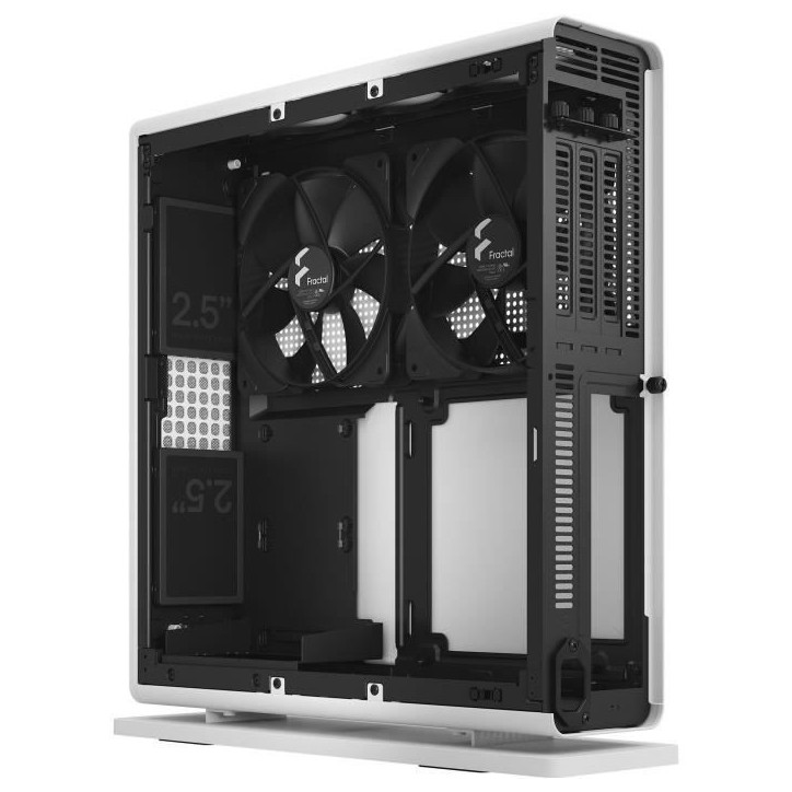 Boîtier Mini Tour - FRACTAL DESIGN - Ridge White mITX - PCIe 4.0 - Blanc Boîtier Mini Tour - FRACTAL DESIGN - Ridge White mITX - PCIe 4.0 - Blanc