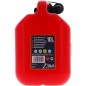 Jerrican 10L homologué carburants - PRECISION STEEL - L310 xl170 x H300mm - flexible diam : 19mm - L : 310mm - Diam goulot : 32