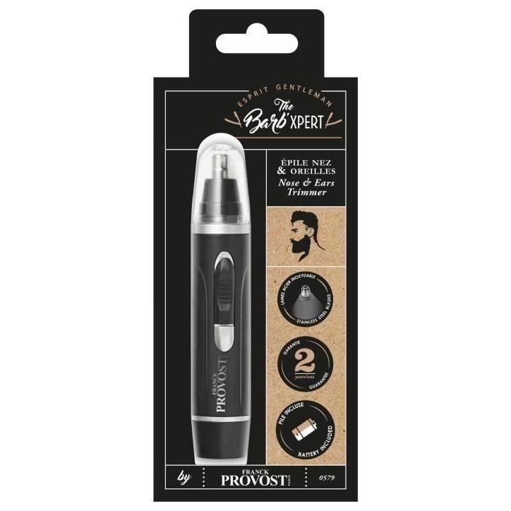 Tondeuse homme Franck Provost THE BARB'XPERT 0579 Nez et oreilles Tondeuse homme Franck Provost THE BARB'XPERT 0579 Nez et oreilles