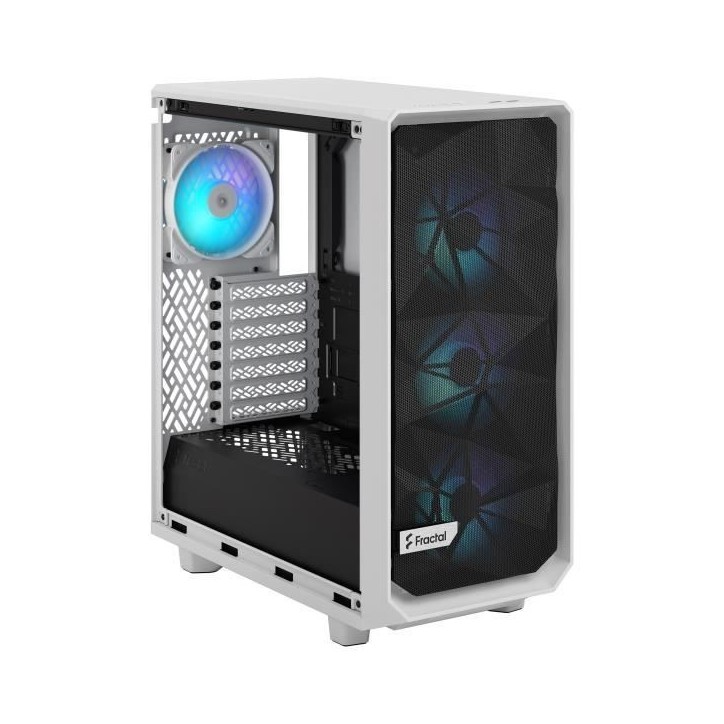 Boîtier PC FRACTAL DESIGN Meshify 2 Compact RGB White TG Clear Tint ATX