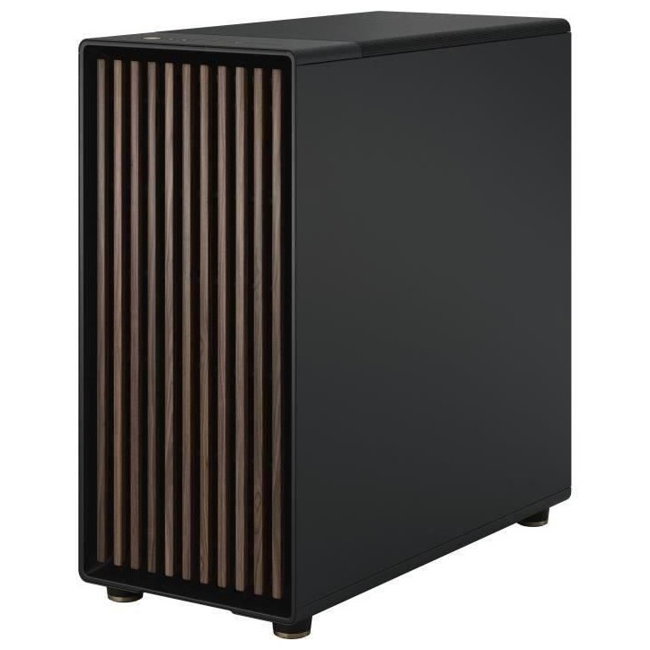 Boîtier PC - FRACTAL DESIGN - North XL Charcoal Black TG Dark - FD-C-NOR1X-02 - E-ATX - Design élégant en bois et en alliage