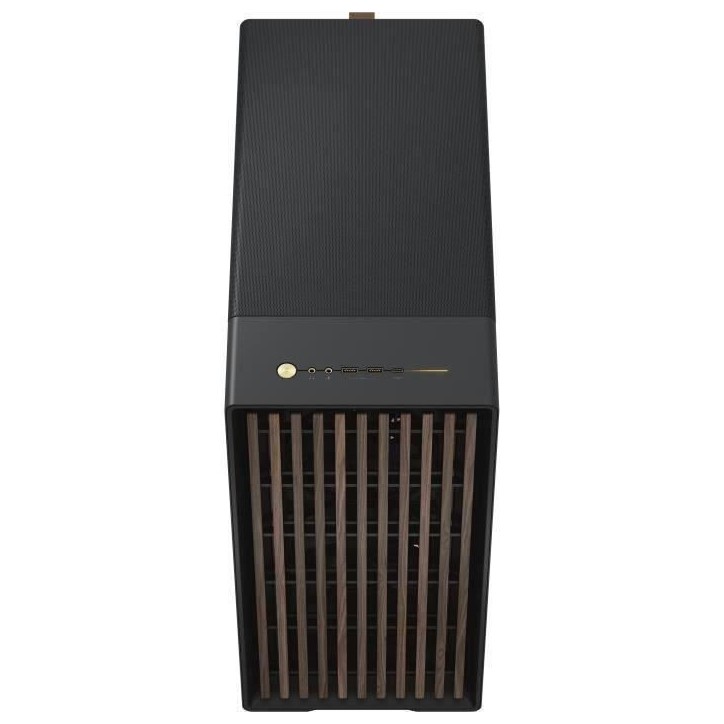 Boîtier PC - FRACTAL DESIGN - North XL Charcoal Black TG Dark - FD-C-NOR1X-02 - E-ATX - Design élégant en bois et en alliage