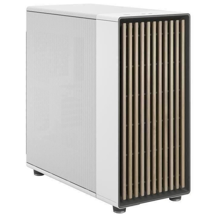 Boîtier PC - FRACTAL DESIGN - North XL Chalk White - FD-C-NOR1X-03 - E-ATX - Design élégant en bois et en alliage