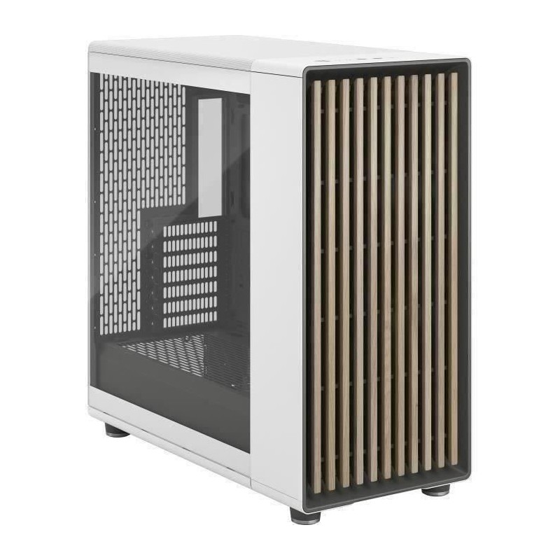 Boîtier PC - FRACTAL DESIGN - North XL Chalk White TG Clear - FD-C-NO