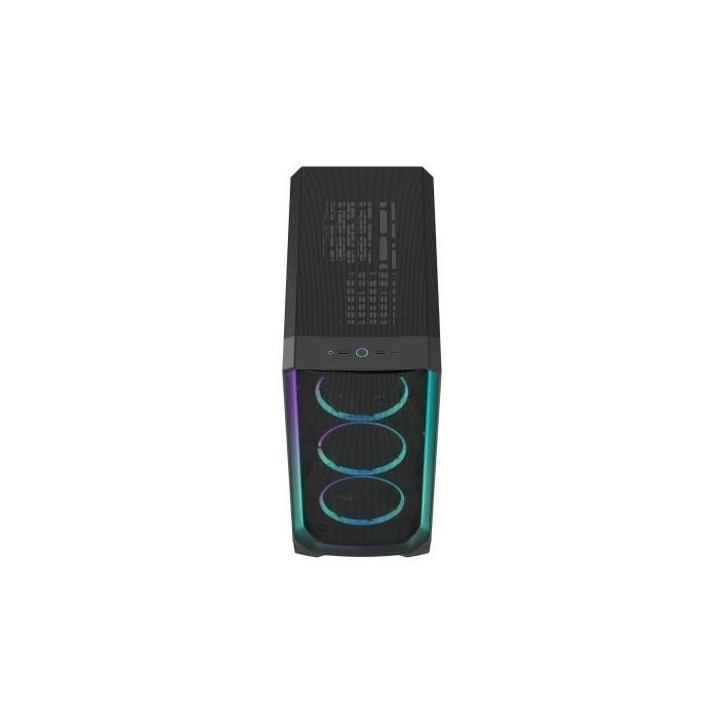 Boîtier PC - FRACTAL DESIGN - Meshify 3 Ambience Pro RGB - E-ATX (277 mm) - 3 ventilateurs - USB Type C de 20 Gbps - Noir