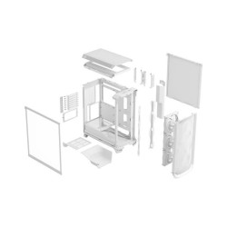 Boîtier PC - FRACTAL DESIGN - Meshify 3 TG - E-ATX (277 mm) - 3 venti