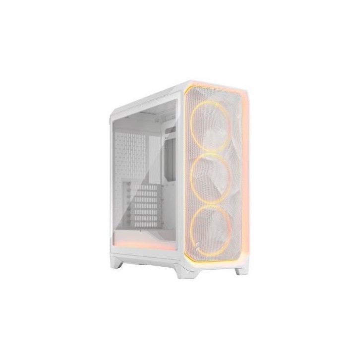 Boîtier PC - FRACTAL DESIGN - Meshify 3 Ambience Pro RGB - E-ATX (277 mm) - 3 ventilateurs - USB Type C de 20 Gbps - Blanc