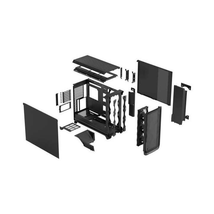 Boîtier PC - FRACTAL DESIGN - Meshify 3 XL Solid - E-ATX (330 mm) / SSI-EEB / SSI-CEB - 3 ventilateurs - USB Type C de 20 Gbps