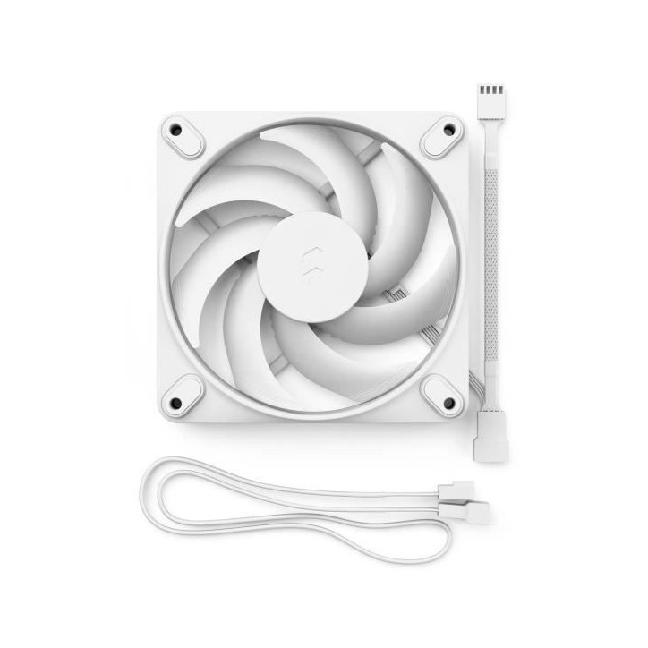 Ventilateur PC - FRACTAL DESIGN - Momentum 12 - FDB - Contrôle PWM - Pales balayées qui réduit le bruit - Blanc