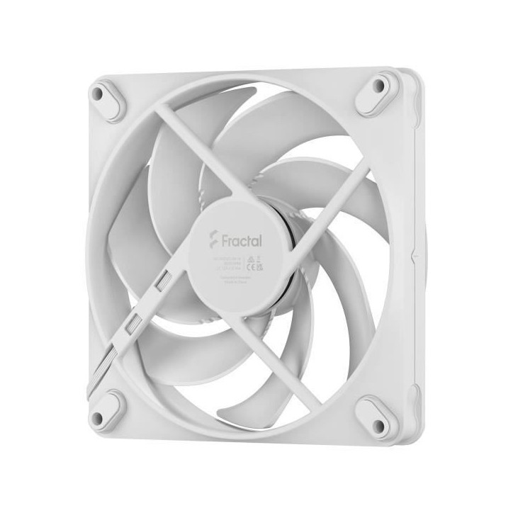 Ventilateur PC - FRACTAL DESIGN - Momentum 14 - FDB - Contrôle PWM - Pales balayées qui réduit le bruit - Blanc