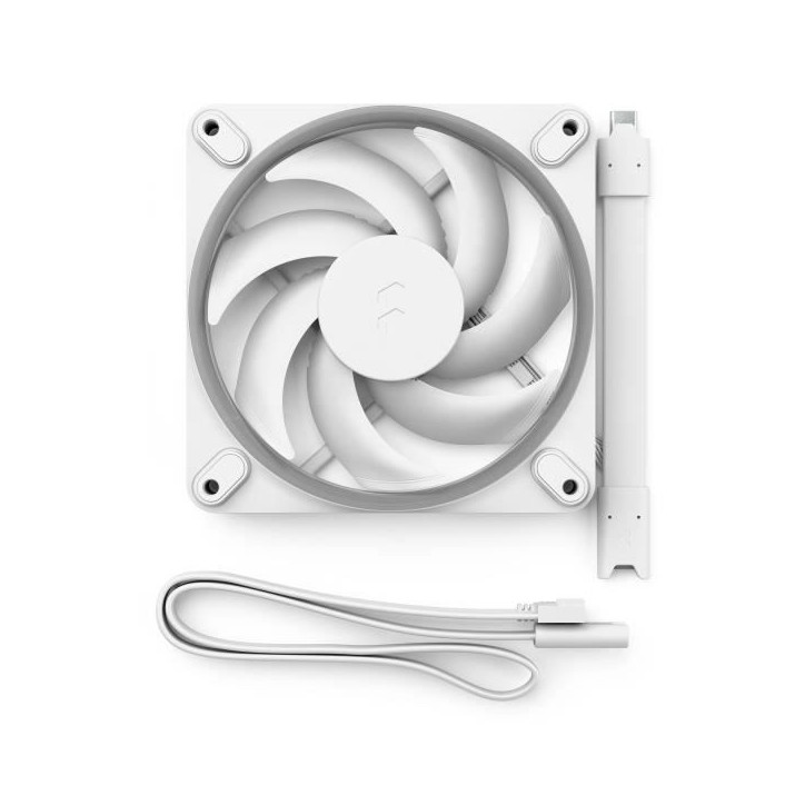 Ventilateur PC - FRACTAL DESIGN - Momentum 12 RGB - FDB - Anneau lumineux ARGB Gen 2 - Contrôle PWM - Blanc Ventilateur PC - FRACTAL DESIGN - Momentum 12 RGB - FDB - Anneau lumineux ARGB Gen 2 - Contrôle PWM - Blanc