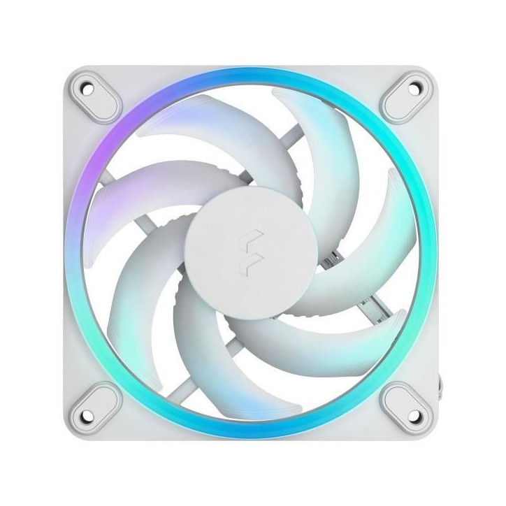Ventilateur PC - FRACTAL DESIGN - Momentum 12 RGB - FDB - Anneau lumineux ARGB Gen 2 - Contrôle PWM - Blanc Ventilateur PC - FRACTAL DESIGN - Momentum 12 RGB - FDB - Anneau lumineux ARGB Gen 2 - Contrôle PWM - Blanc