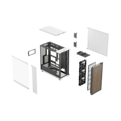 Boîtier PC - FRACTAL DESIGN - North XL RC Chalk White TG - Blanc - AT