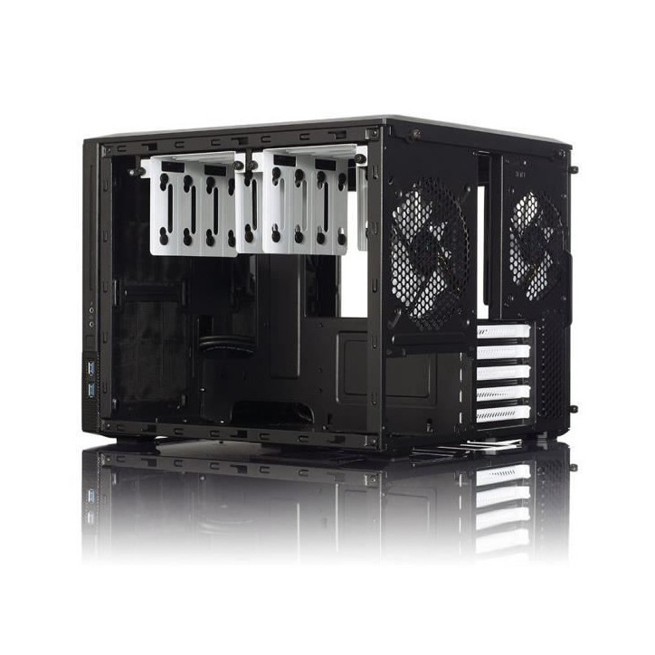 FRACTAL DESIGN BOITIER PC Node 804 - Noir - Format Micro ATX (FD-CA-NODE-804-BL-W) FRACTAL DESIGN BOITIER PC Node 804 - Noir - Format Micro ATX (FD-CA-NODE-804-BL-W)