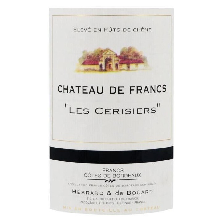 Château Francs Les Cerisiers 2020 Bordeaux - Vin rouge de Bordeaux