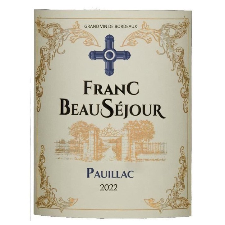 Franc Beauséjour 2022 Pauillac - Vin rouge de Bordeaux