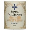 Franc Beauséjour 2022 Pauillac - Vin rouge de Bordeaux
