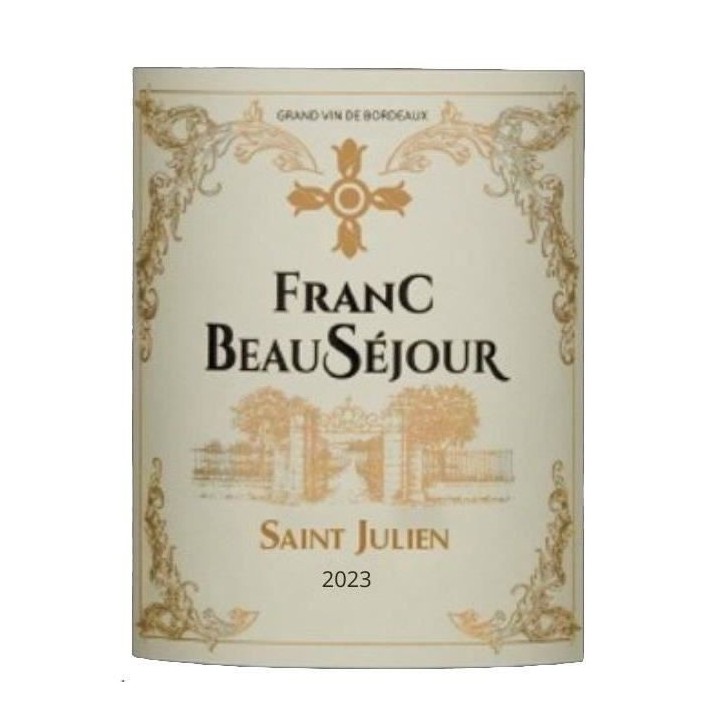 Franc Beauséjour 2023 St Julien - Vin rouge de Bordeaux