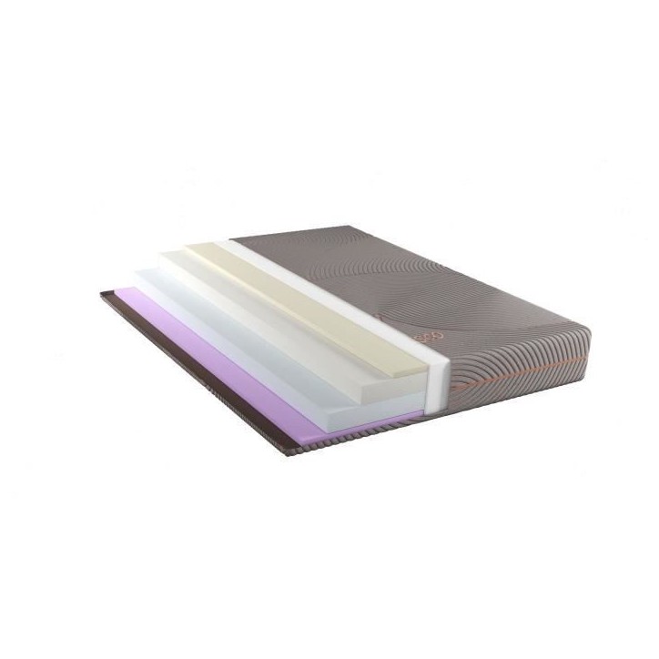 MODAMS Fresco 140 x 190 - 3 Mousses PU & mémoire de forme 24, 28 et 32 kg/m² - Orthopédique - Déhoussable - Réversible - Ep MODAMS Fresco 140 x 190 - 3 Mousses PU & mémoire de forme 24, 28 et 32 kg/m² - Orthopédique - Déhoussable - Réversible - Ep
