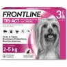 Frontline Tri-Act chien - Anti-puces anti-tiques pour chien S - 5-10kg