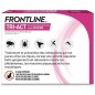 Frontline Tri-Act chien - Anti-puces anti-tiques pour chien S - 5-10kg - 3 pipettes