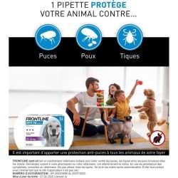 Frontline Spot On chien - Anti-puces anti-tiques pour chien L - 20-40k