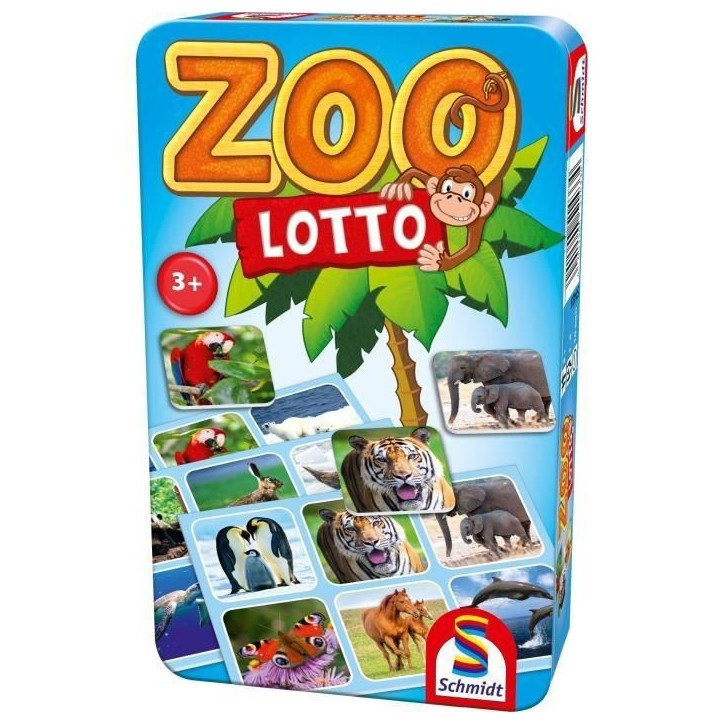 Zoo Lotto - Jeux de Société - SCHMIDT SPIELE - Amusez-vous en famille avec ce jeu de loto passionnant ! Zoo Lotto - Jeux de Société - SCHMIDT SPIELE - Amusez-vous en famille avec ce jeu de loto passionnant !
