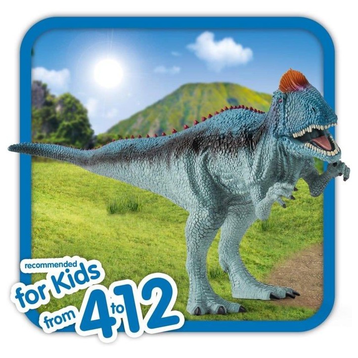 Figurine Cryolophosaure - SCHLEICH - Dinosaurs - Modele violet - Pour enfants de 3 ans et plus