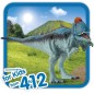 Figurine Cryolophosaure - SCHLEICH - Dinosaurs - Modele violet - Pour enfants de 3 ans et plus