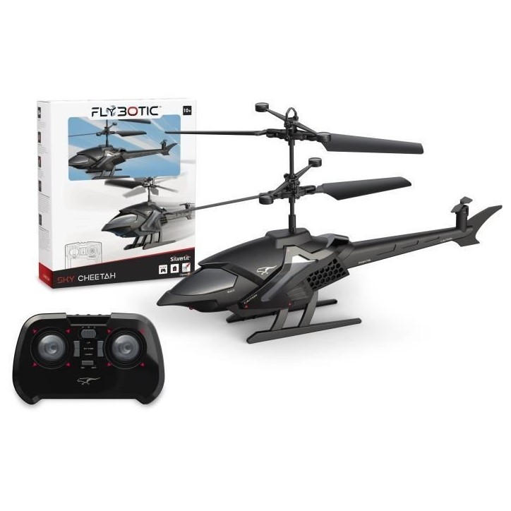 Hélicoptere télécommandé - FLYBOTIC - Sky cheetah - 24cm - 3 canaux - Des 10ans Hélicoptere télécommandé - FLYBOTIC - Sky cheetah - 24cm - 3 canaux - Des 10ans