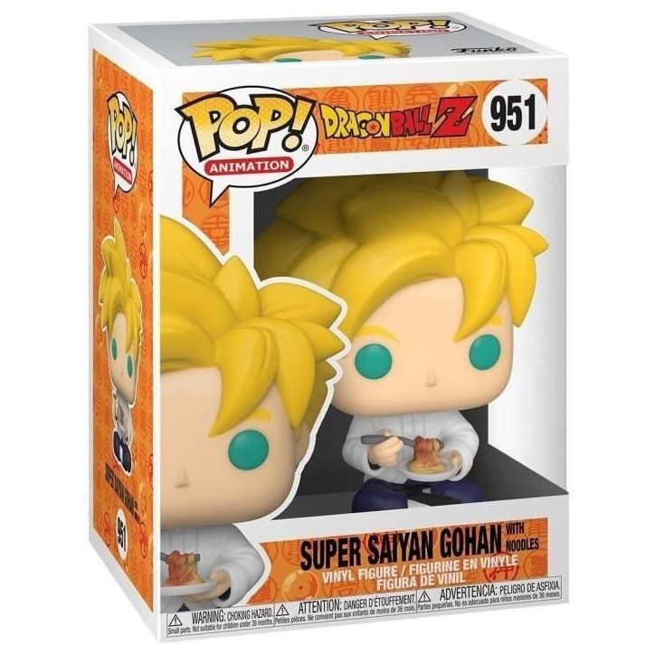 Figurine - FUNKO POP - Animation Dragon Ball Z - Super Saiyan Gohan avec Noodles - 951 Figurine - FUNKO POP - Animation Dragon Ball Z - Super Saiyan Gohan avec Noodles - 951