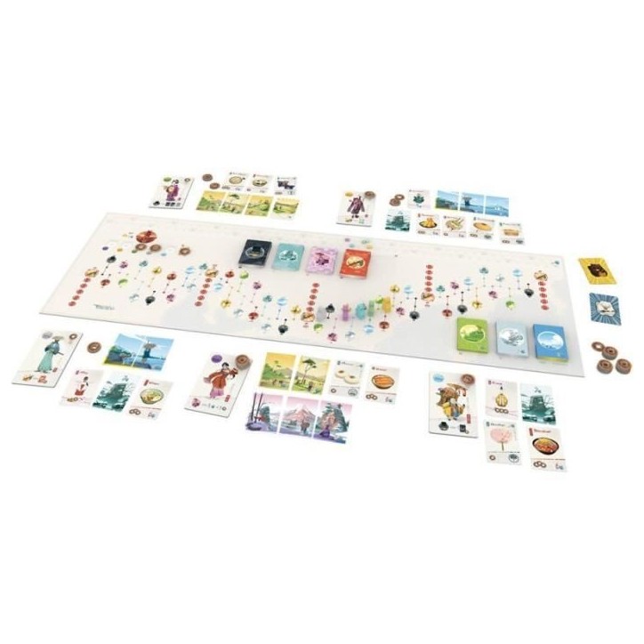 Tokaido : 10eme Anniversaire - Asmodee - Jeu de parcours et de collection - Des 8 ans Tokaido : 10eme Anniversaire - Asmodee - Jeu de parcours et de collection - Des 8 ans