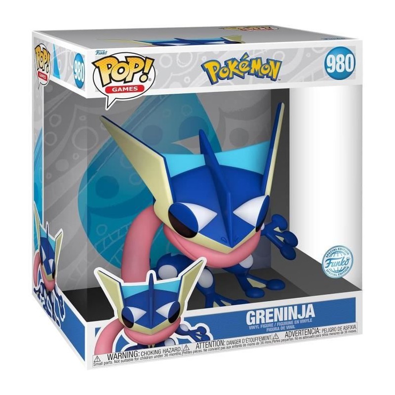 Figurine - FUNKO POP - Jumbo Pokémon - Amphinobi - 980 Figurine - FUNKO POP - Jumbo Pokémon - Amphinobi - 980