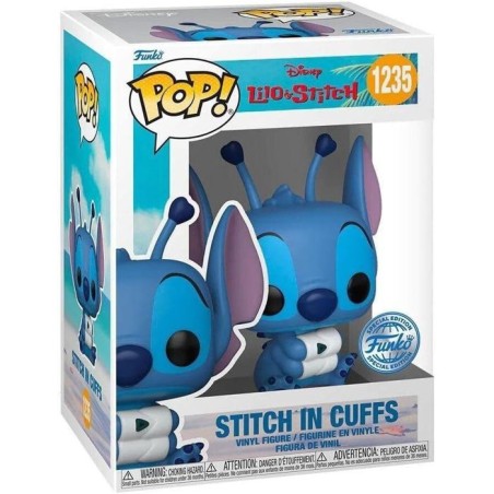 Figurine POP - FUNKO - Lilo & Stitch - Stitch avec menottes - 9 cm - P