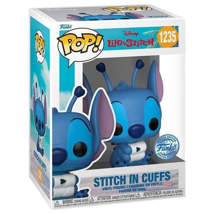 Figurine POP - FUNKO - Lilo & Stitch - Stitch avec menottes - 9 cm - Pour enfants a partir de 3 ans Figurine POP - FUNKO - Lilo & Stitch - Stitch avec menottes - 9 cm - Pour enfants a partir de 3 ans