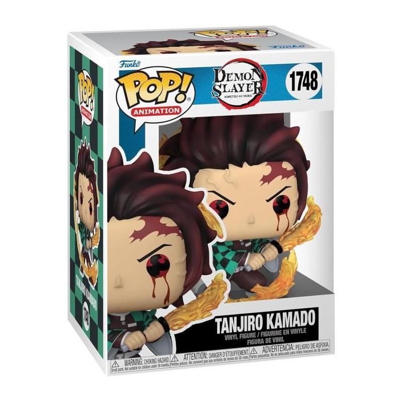 Figurine Funko Pop! Animation : Demon Slayer – Tanjiro Kamado 1748 Figurine Funko Pop! Animation : Demon Slayer – Tanjiro Kamado 1748